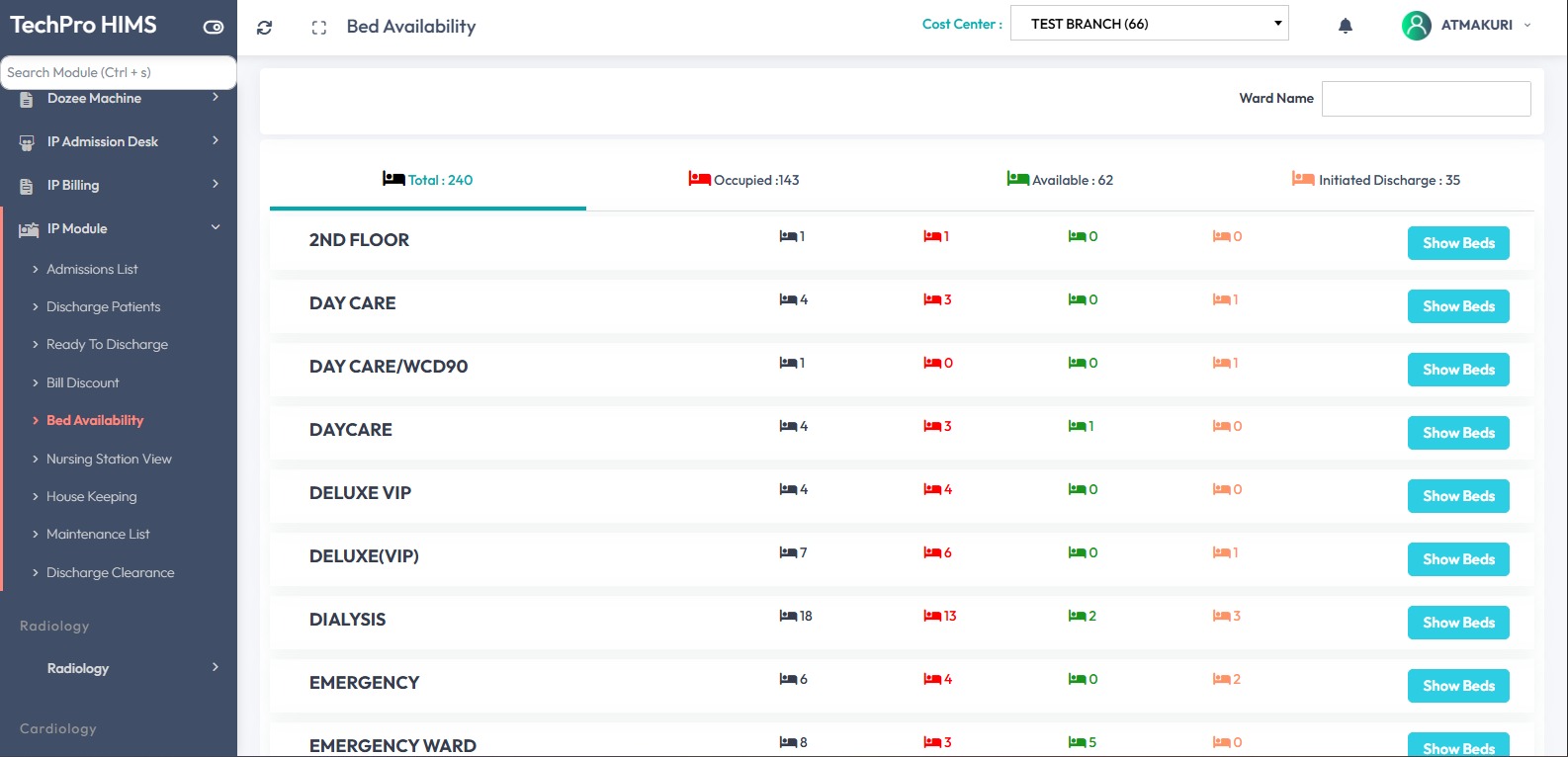 Bed Management System
