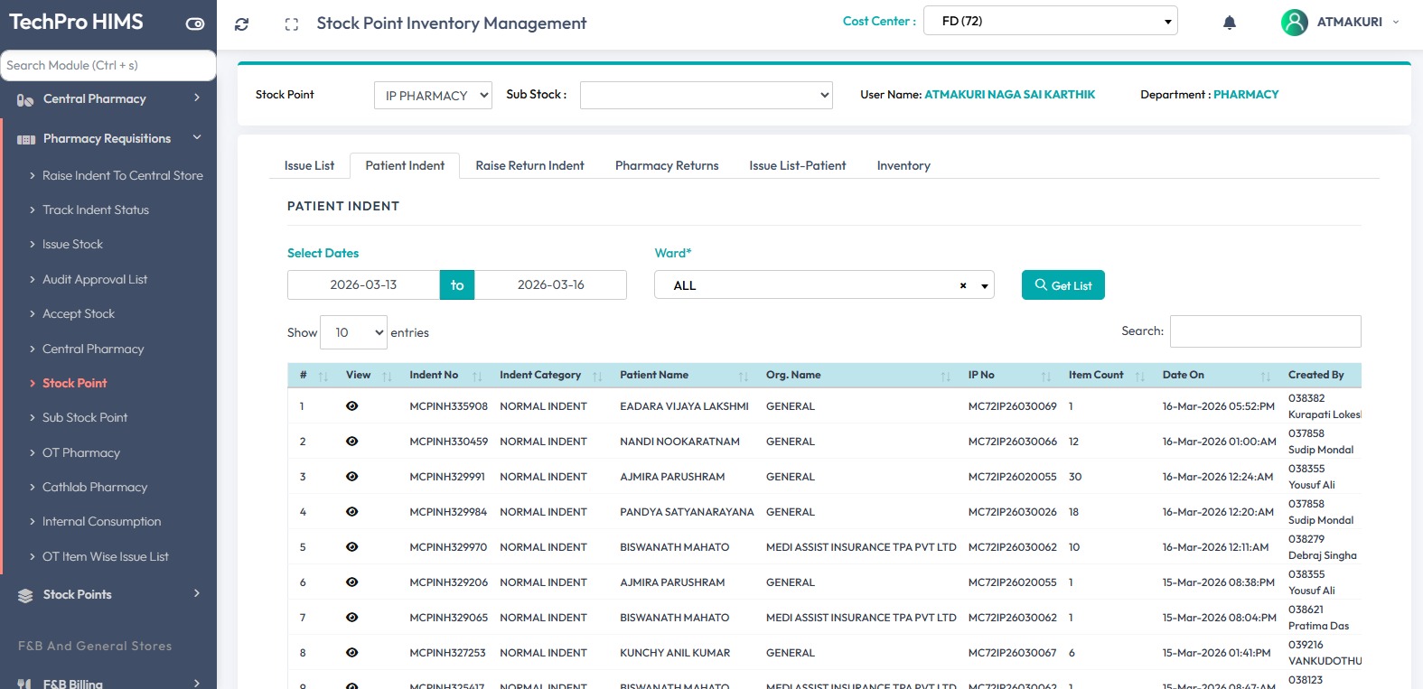 IPD Pharmacy Management